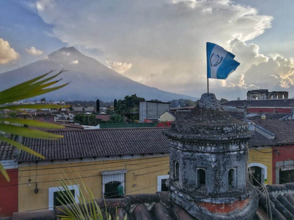 volcán de agua