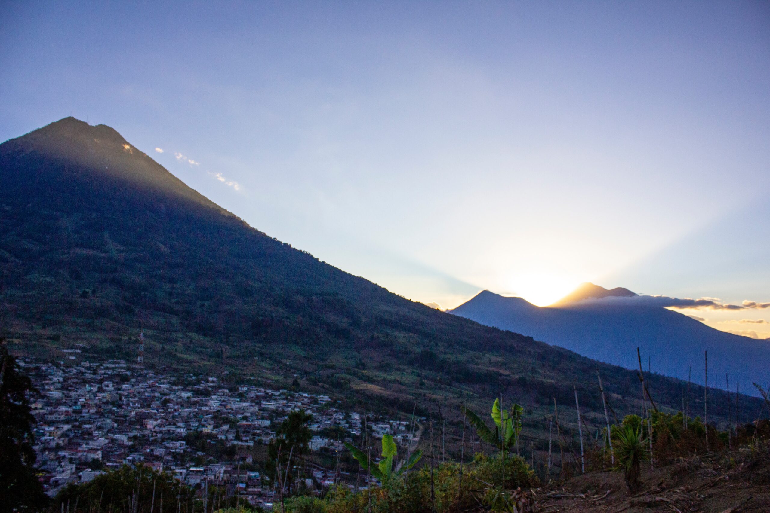 volcán de agua