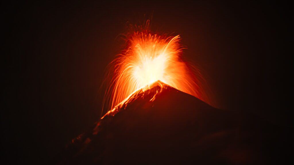 Fuego - guatemala volcanoes