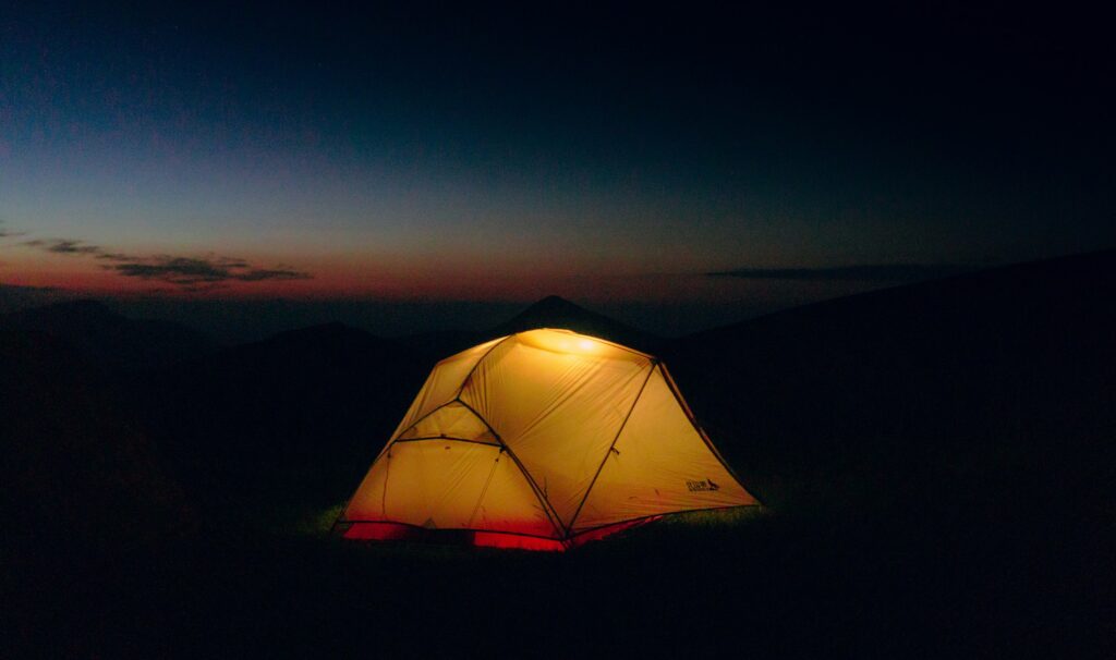 overnight hiking tent