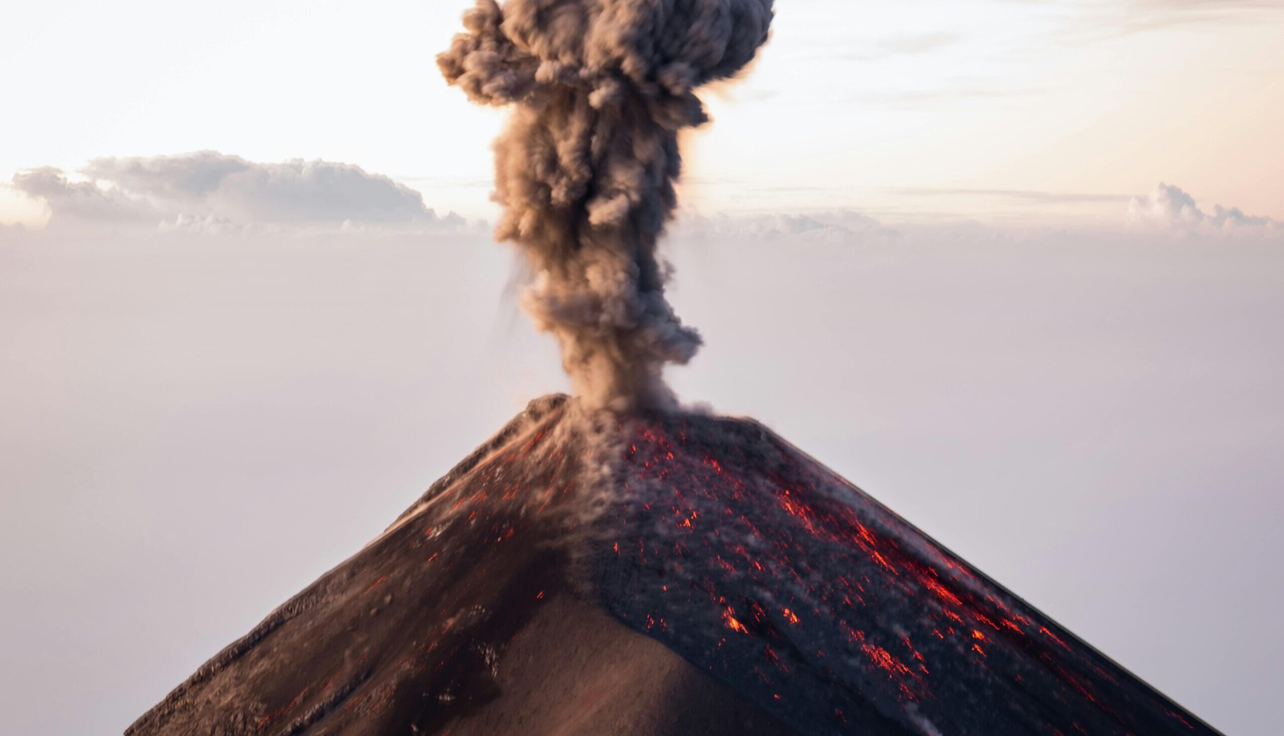 fuego volcano eruption